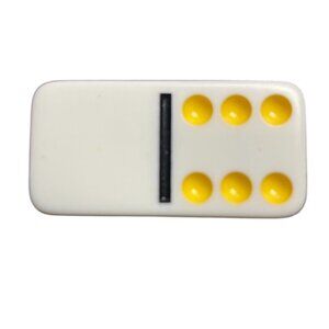 Double Twelve Dominoes Replacement Tile 0 6 Color Dot mq
